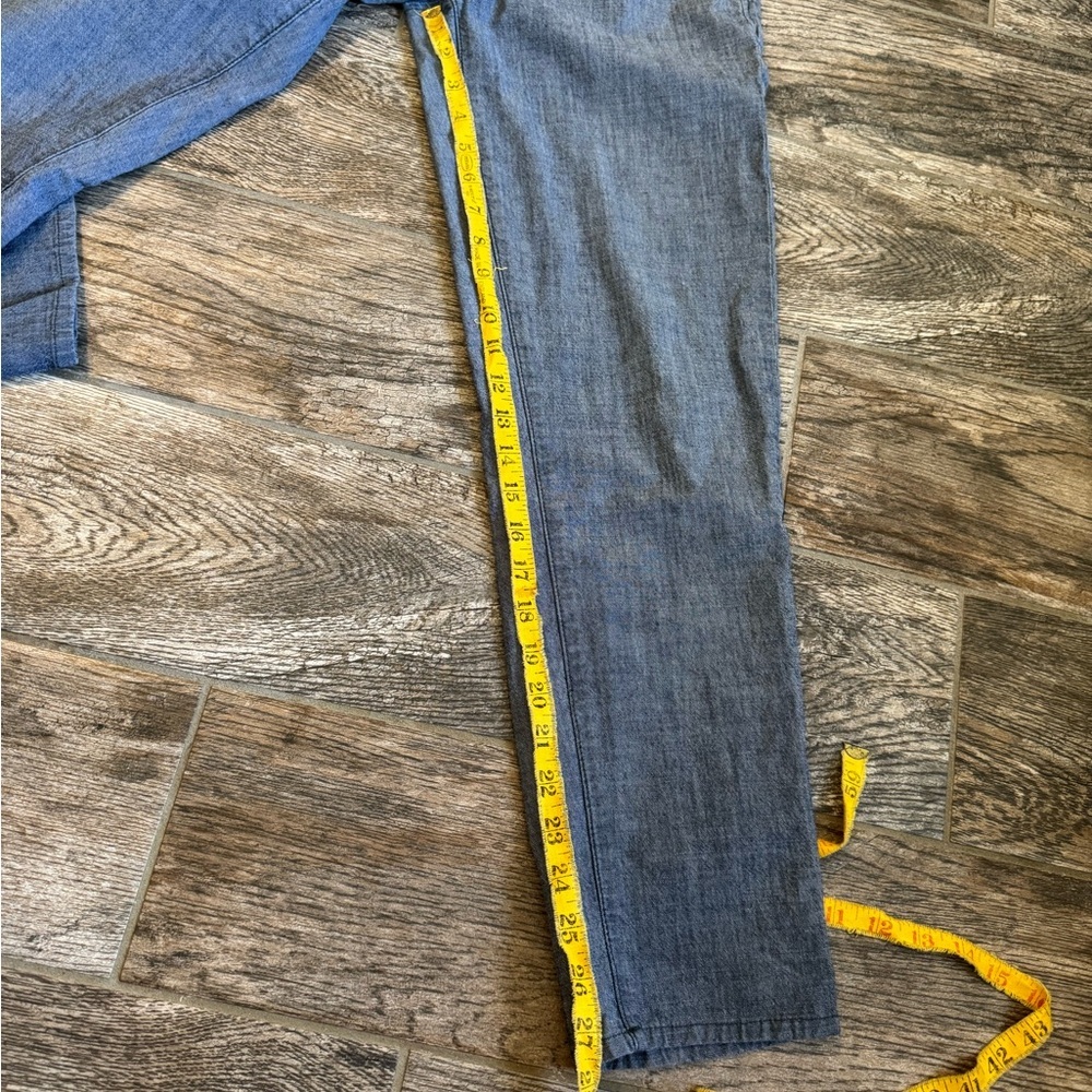 Dear John Blue Straight Leg Pants. Size 27 - Picture 10 of 10